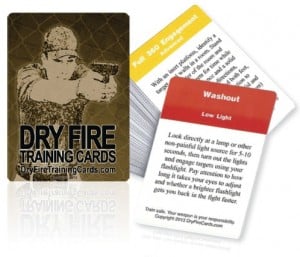Dry Fire Training Cards-Click For Full Size